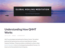 Tablet Screenshot of globalhealingmeditation.org